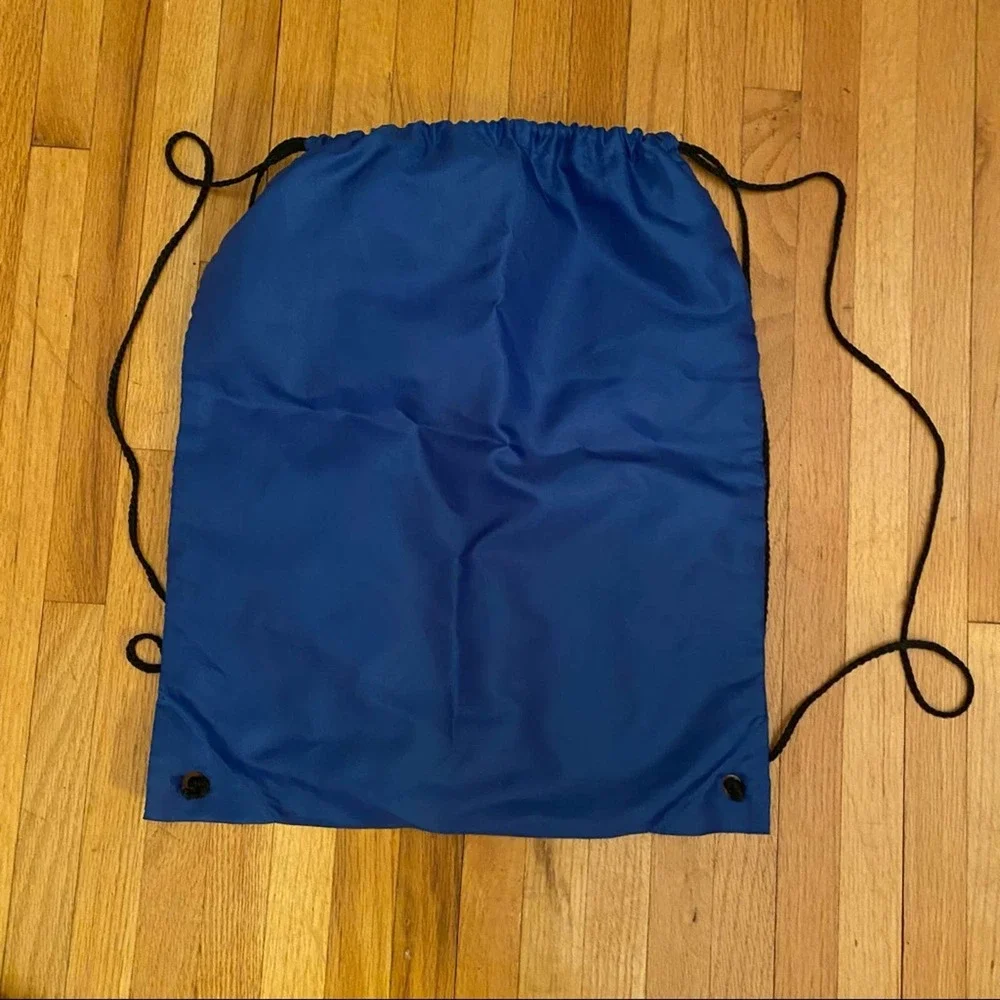 New York Rangers Drawstring Bag Backpack Gym Pouch Blue Red NHL Hockey